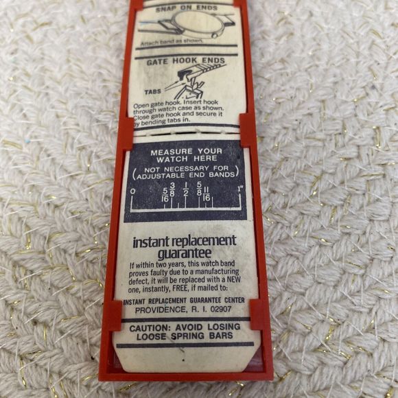 Vintage Brite Corfam Suede Timex Watchband B-68 Split Ring End Small Ladies - Picture 3 of 5